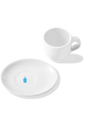 Blue Bottle Coffee Kinto Demitasse Espresso Cup & Saucer 80ml Made in Japan NWT